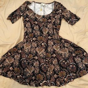 Paisley shift dress